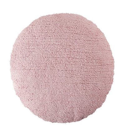 Cojín infantil lavable Topo rosa de Lorena Canals