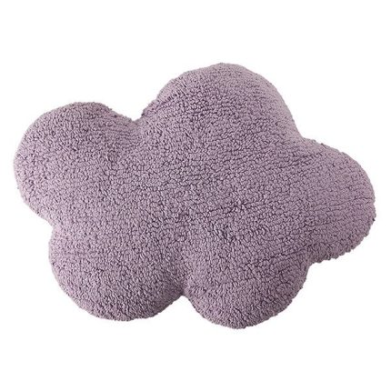 Cojín infantil lavable Nube lila de Lorena Canals