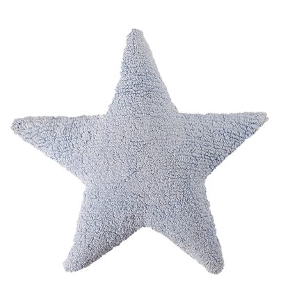 Cojín infantil lavable Estrella azul de Lorena Canals