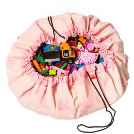 Bolsa para juguetes Play and Go Elefante rosa