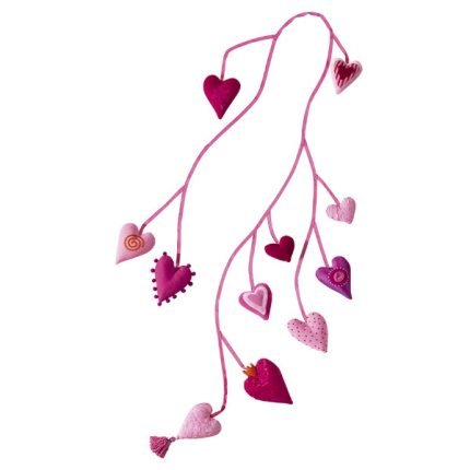 Guirnalda de corazones Pia de Haba