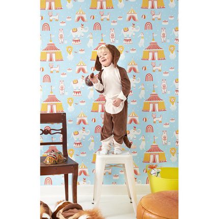 Papel pintado infantil Circus Blue