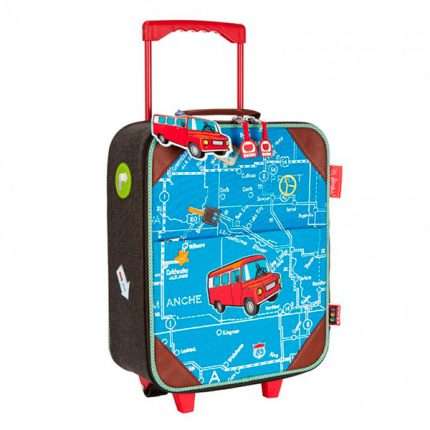 Maleta de viaje para niños Motorbus