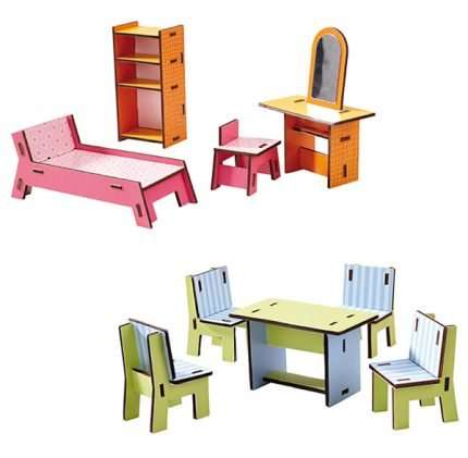 Muebles para la casa de muñecas Torre rayo de sol
