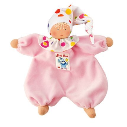 Muñeca de tela Gugguli rosa