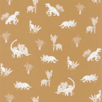 Papel pintado Nuestro Planeta Jurassic World Ocre