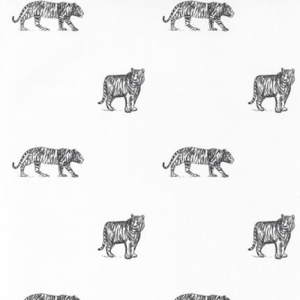Papel pintado Nuestro Planeta Ojo del tigre Blanco / Negro