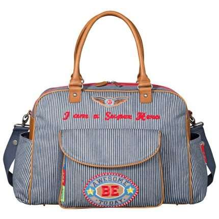 Bolso cambiador Super Hero rayas de Room Seven