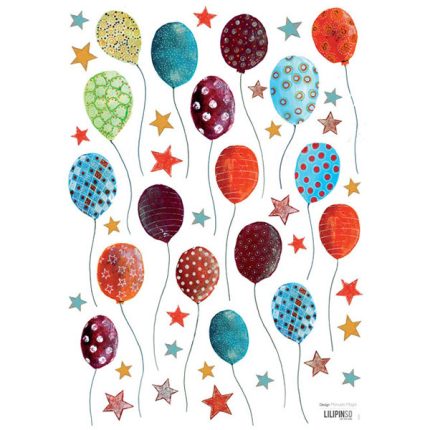 Pegatinas Globos y Estrellas