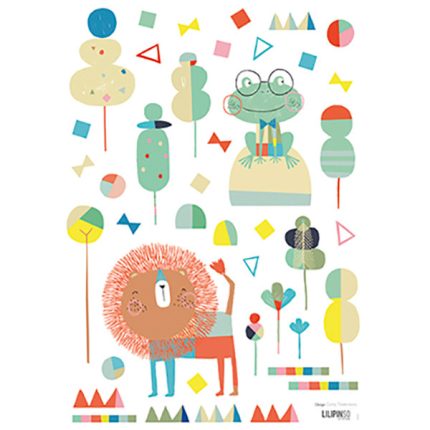 Pegatinas pared infantil Animalitos