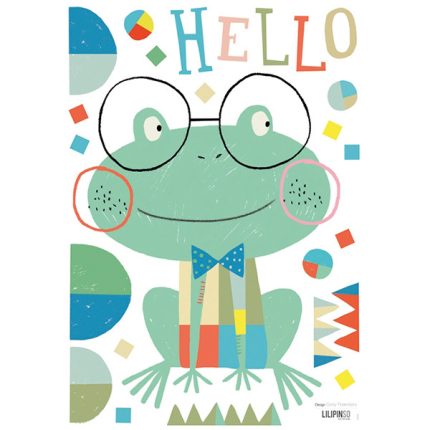Pegatina pared infantil Rana
