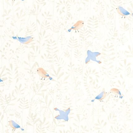 Papel pintado FLYING BIRD BLEU CIEL