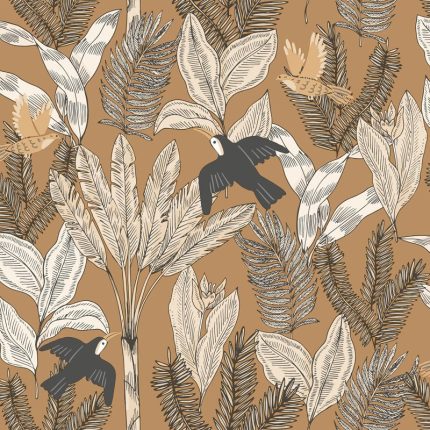 Papel pintado Explorer beige