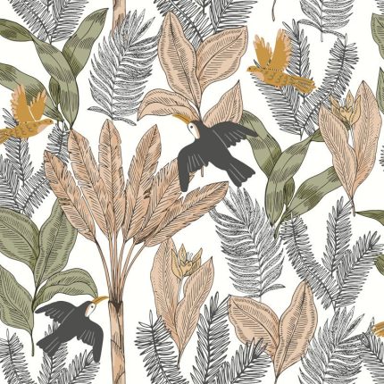 Papel pintado Se Explorer beige
