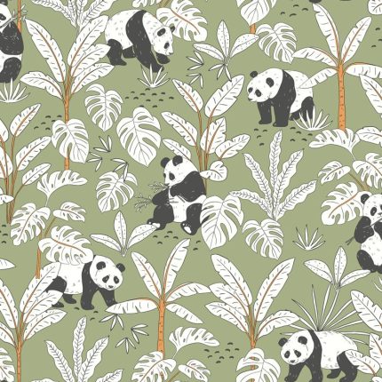 Papel pintado Se Prelasser vert