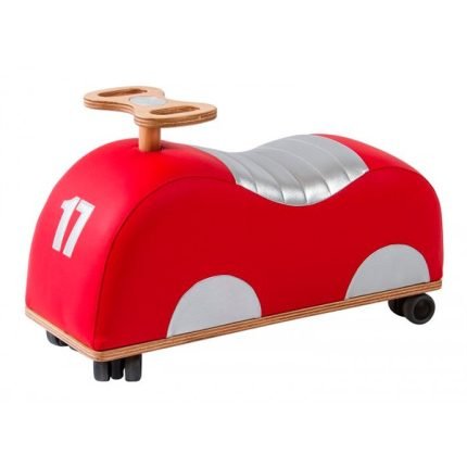 Correpasillos coche carreras Rojo y plata