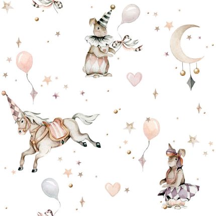 Papel pintado Girl's magic white / Toys from the attic