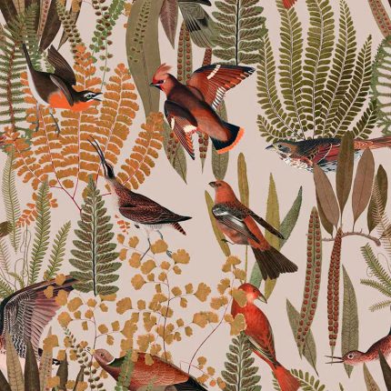 Papel pintado Birds Bush