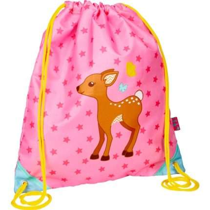 Mochila saco infantil Bambi rosa