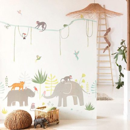 Mural infantil Jungle Happy Dreams