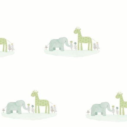 Papel pintado infantil Marius y Candice