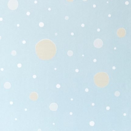 Papel pintado infantil Confeti azul suave