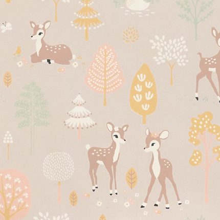Papel pintado infantil Golden Woods Lila suave
