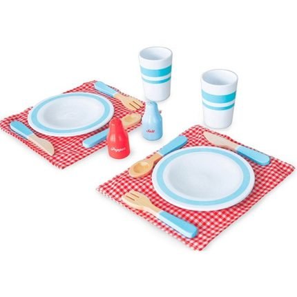 Set de madera Cena para dos