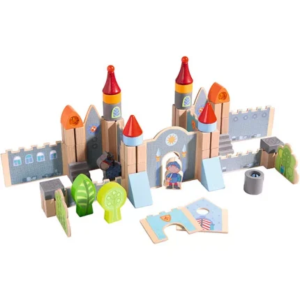 Juego de bloques de construcción El gran castillo de los caballeros