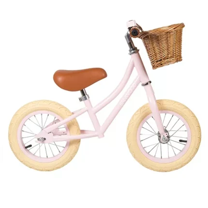 Bicicleta sin pedales First Go - Banwood rosa
