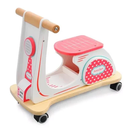 Scooter de madera Corazones