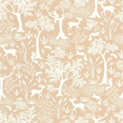 Papel pintado POETIC FOREST BEIGE CAMEL