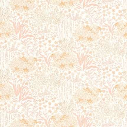 Papel pintado FLOWERED GROVE ROSE NUDE
