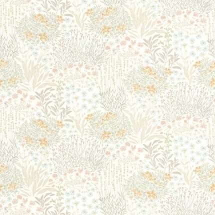 Papel pintado FLOWERED GROVE VERT AMANDE