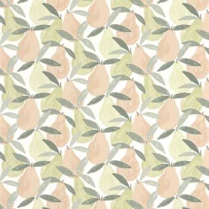 Papel pintado SWEET PEAR VERT AMANDE