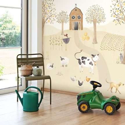 Mural papel pintado The Farm Adventures with Cow