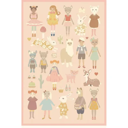 Pegatinas de pared Dollfamily