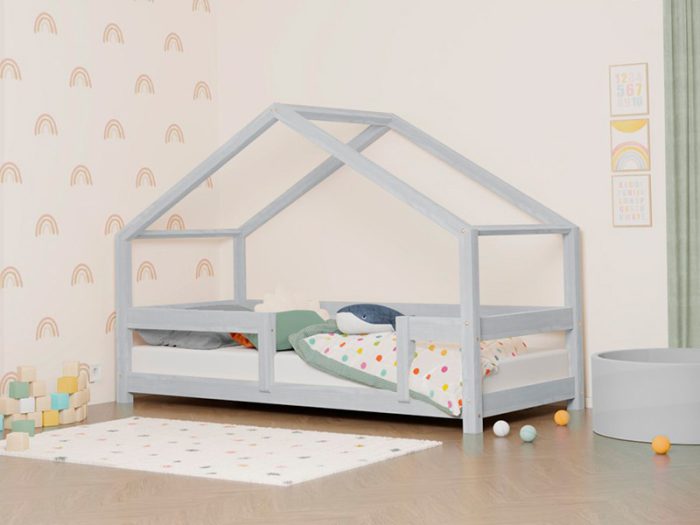 Cama Montessori Lucky con barandilla - Imagen 2
