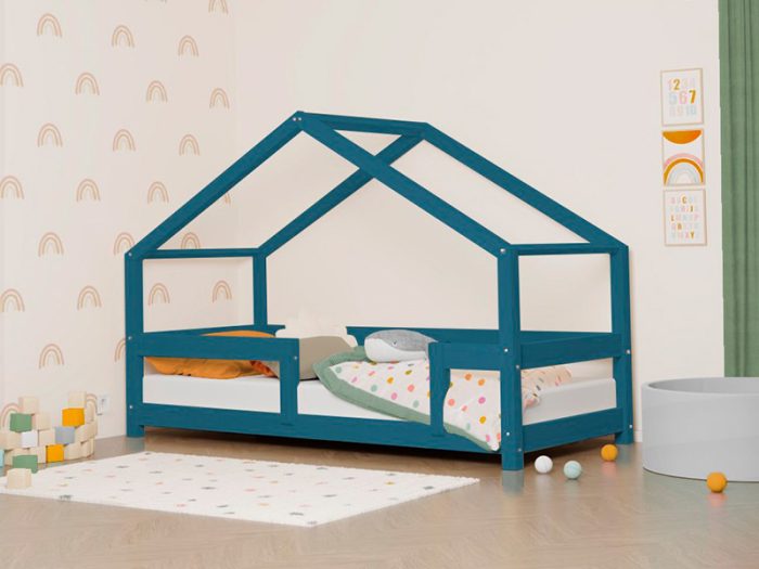 Cama Montessori Lucky con barandilla - Imagen 3