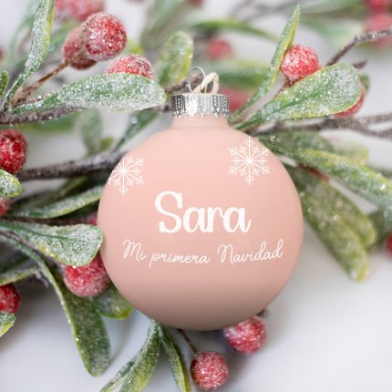 Bola de Navidad personalizable Mi Primera Navidad