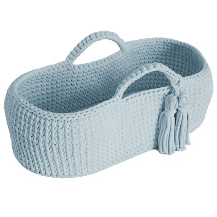 Cesta moisés azul niebla