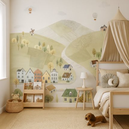 Mural infantil Welcome to the Village