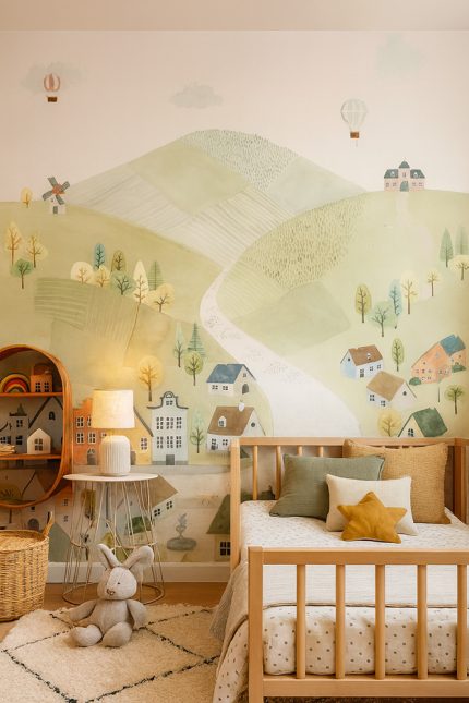 Mural infantil Welcome to the Village